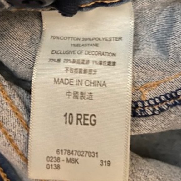 Levi's Leggings Kids Size 10 Reg - Picture 4 of 5